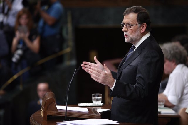 Rajoy en el debate de investidua
