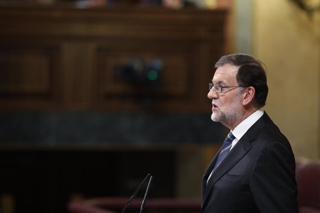Rajoy en el debate de investidura