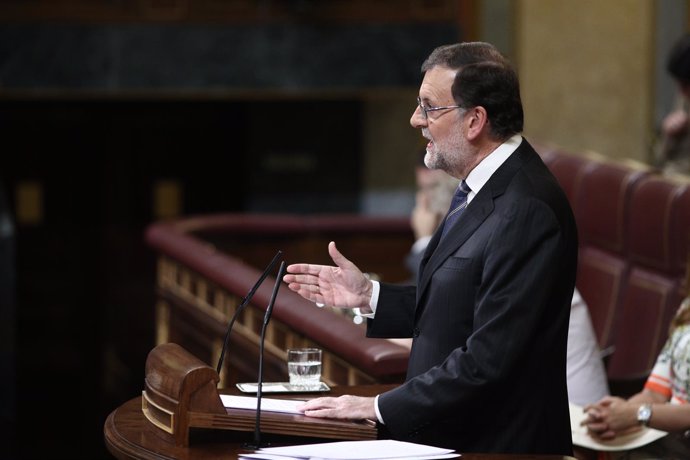 Rajoy en el debate de investidua