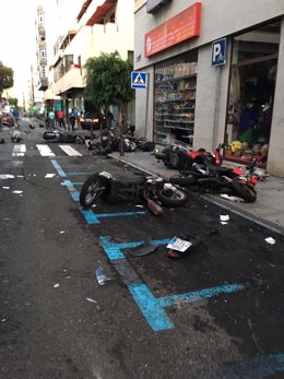 Accidente en Las Palmas de Gran Canaria