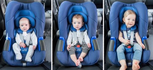 Reductor en las sillitas de coche específicas para bebés