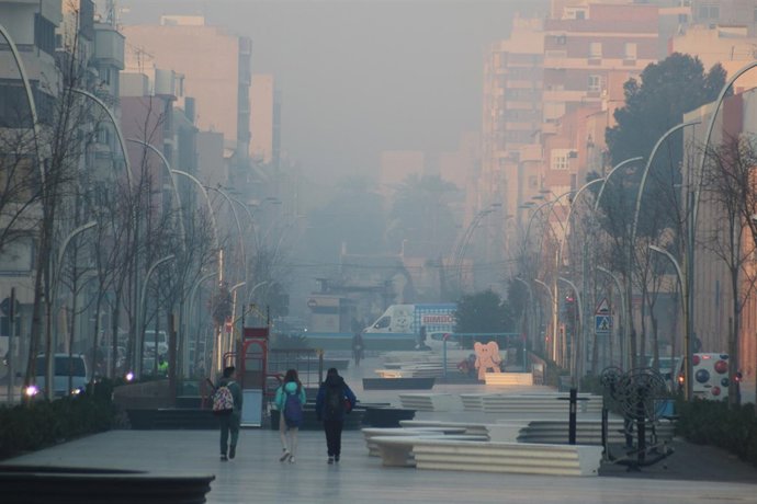 Imagen del humo de las quemas