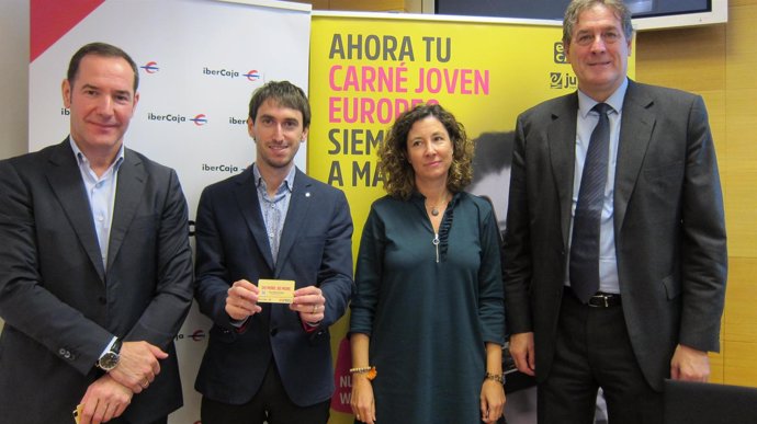 Presentación del nuevo carné joven europeo en Aragón