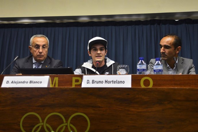 Bruno Hortelano,  Alejandro Blanco y Alberto Armas 