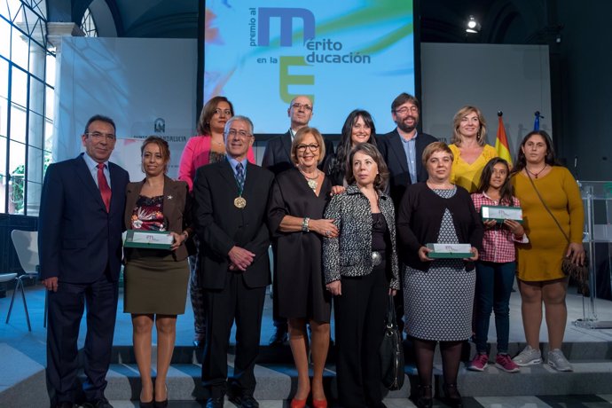 Premiados por el Mérito Educativo en Andalucía 2015-16