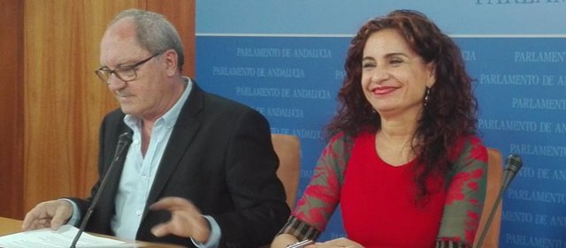 María Jesús Montero, hoy junto a Juan Cornejo y José Muñoz