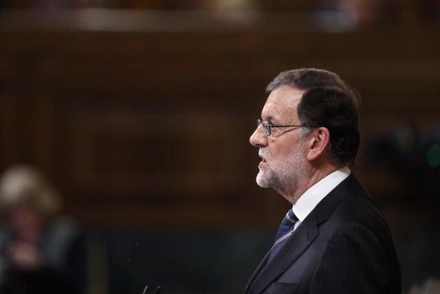 Rajoy en el debate de investidura