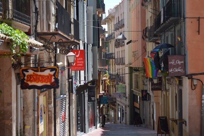 Calle Cavallers de Lleida