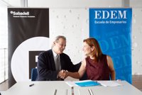 La Fundación Banco Sabadell beca a cuatro alumnos del Centro Universitario EDEM