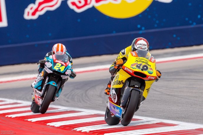 El piloto español de Moto2 Àlex Rins