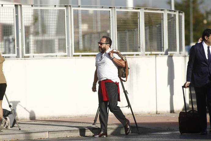 Álvaro Pérez, 'El Bigotes', a su entrada a la Adiencia Nacional