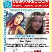 Investigan la desaparición de una adolescente de 15 años en Chella