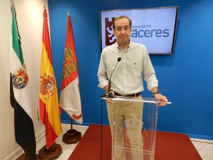 Rafael Mateos, portavoz del equipo de Gobierno de Cáceres