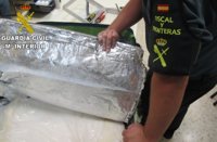 Intervenidos dos kilos de cocaína en una maleta en el aeropuerto de Valencia