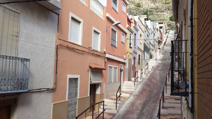 Una calle del centro de Valencia