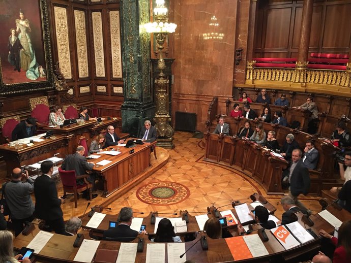 Pleno del Ayuntamiento de Barcelona
