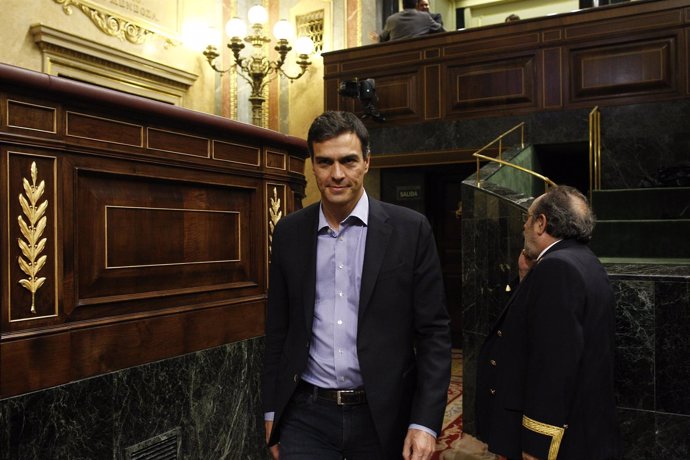 Pedro Sánchez llega a la segunda sesión de investidura