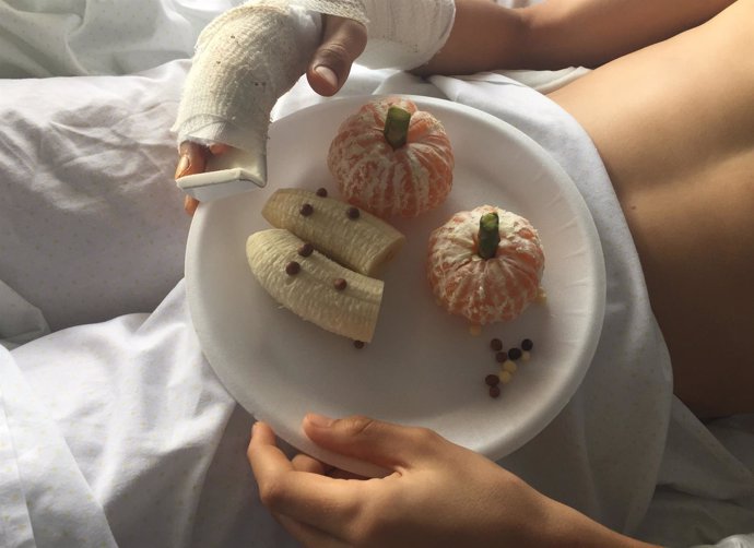 Taller de Comuda saludable en Halloween en Hospital Serranía de Ronda 