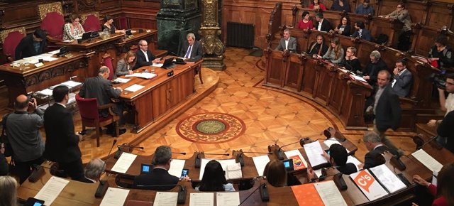 Pleno municipal de Barcelona