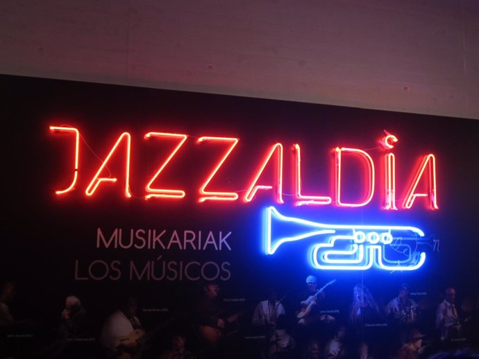 Luminoso del Jazzaldia. 
