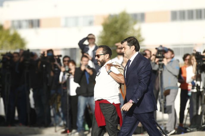 Álvaro Pérez, 'El Bigotes', a su entrada a la Adiencia Nacional