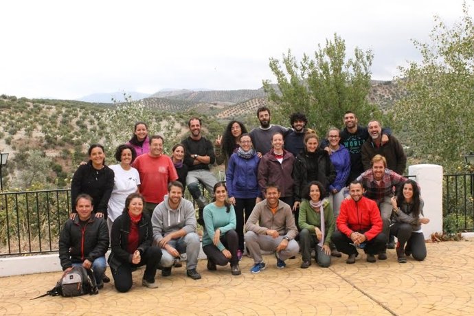 Asistentes al curso de geoturismo