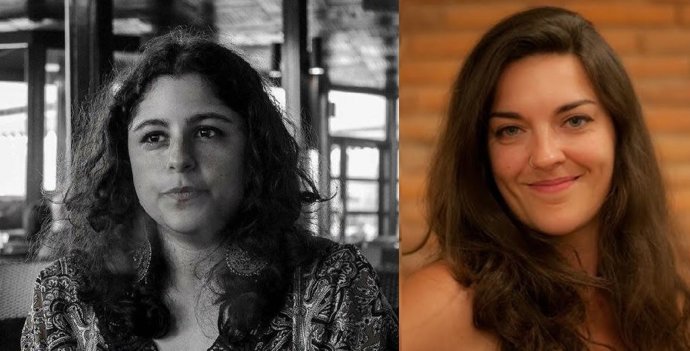 Lydia Alegría y Elena Motta