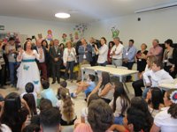 Susana Díaz inaugura el 'Jardín de los Sueños' en el Complejo Hospitalario de Jaén