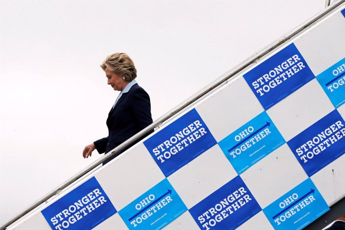 La candidata presidencial demócrata, Hillary Clinton