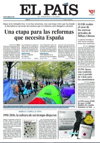 Las portadas de los periódicos de hoy, sábado 29 de octubre de 2016