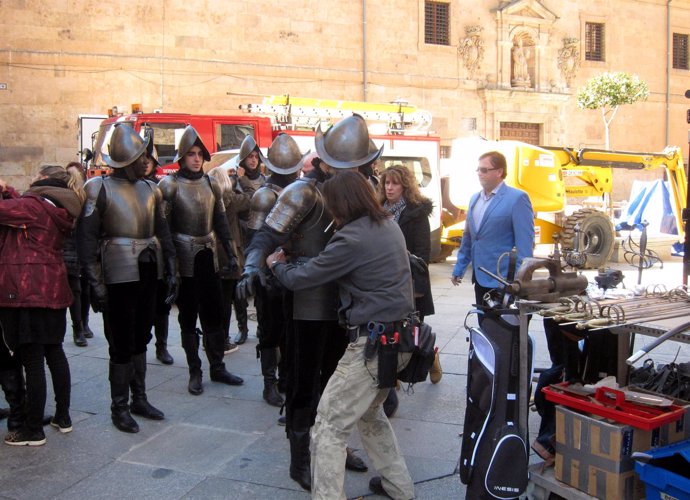 Rodaje del episodio piloto en Salamanca