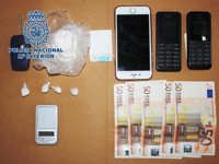 A prisión un hombre y desmantelado en Melilla un punto de venta de cocaína