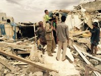 Muertos 17 civiles en un ataque aéreo de la coalición saudí sobre Taíz, Yemen