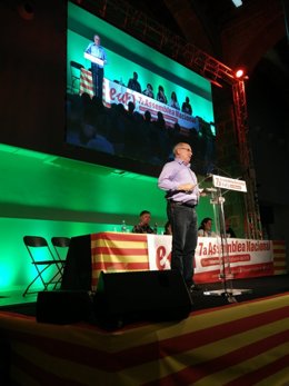 Lluís Rabell (SíQueEsPot) en la VII Asamblea de EUiA
