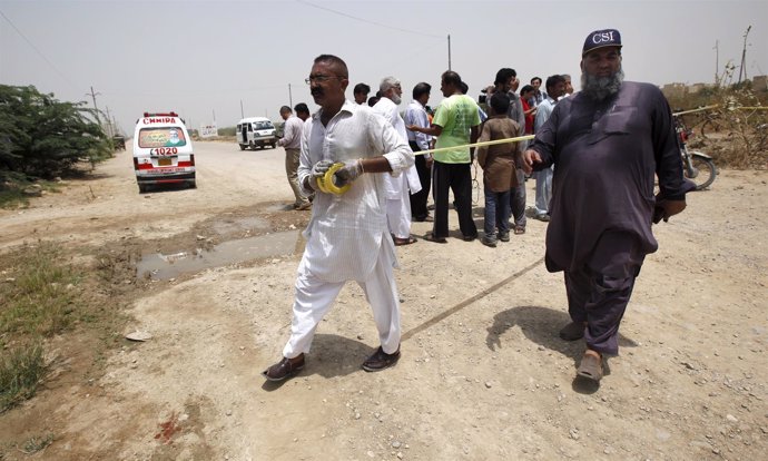 Atentado en Karachi.