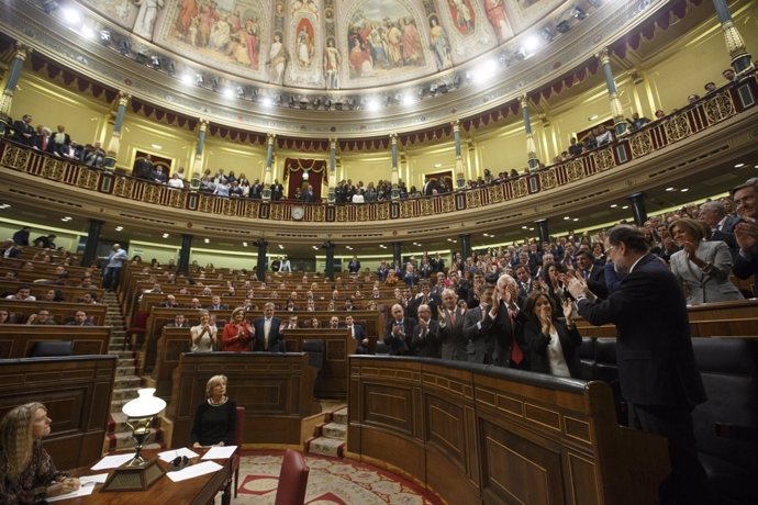 Mariano Rajoy tras ser investido presidente del Gobierno