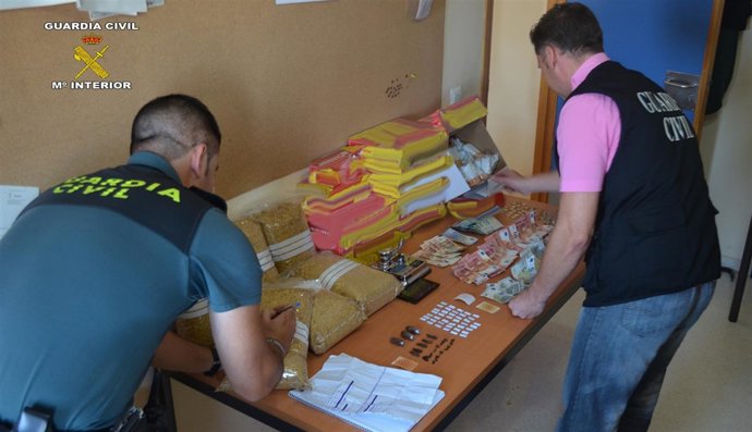 Droga intervenida por la Guardia Civil