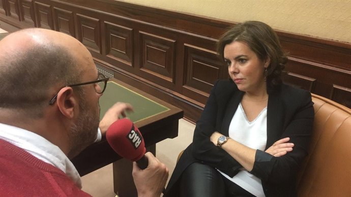 Jordi Basté entrevista a la vicepresidenta Soraya Sáenz de Santamaría