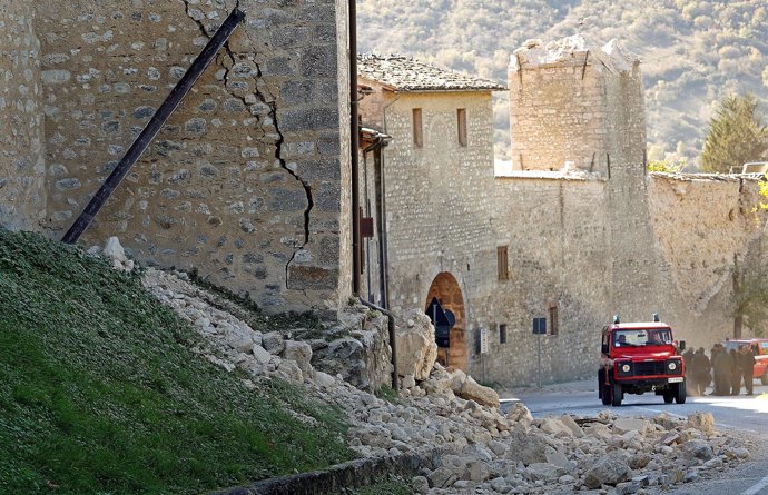 Terremoto registrado en Italia.