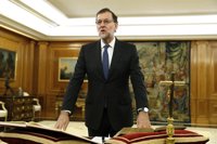 Rajoy jura ante el Rey el cargo de presidente del Gobierno