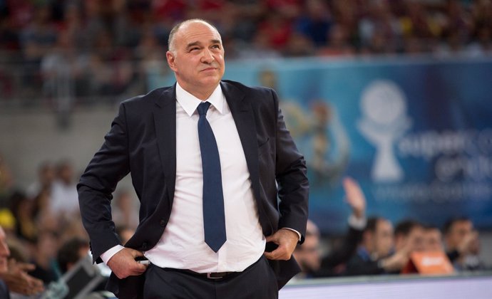 El entrenador del Real Madrid, Pablo Laso