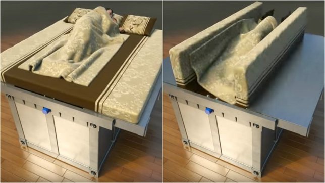Cama a prueba de terremotos