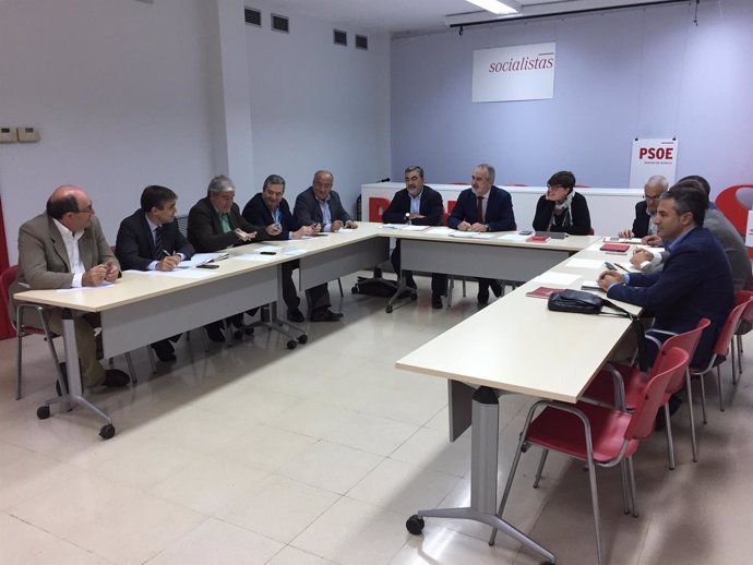 Imagen del encuentro con las organizaciones agrarias