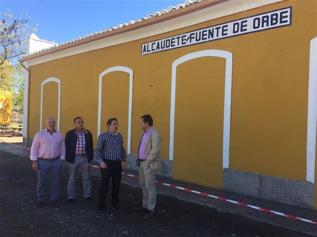 Visita a la estación de tren de Alcaudete