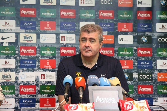 Óscar Quintana, entrenador del UCAM Murcia