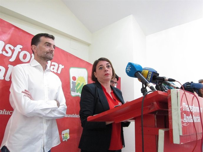 Maíllo y Cortés en la rueda de prensa