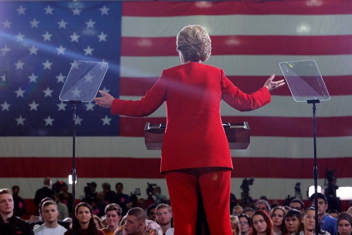 Hillary Clinton, candidata del Partido Demócrata a la Presidencia de EEUU