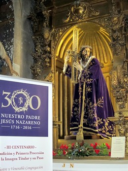 Imagen de Jesús Nazareno en la iglesia de San Julián y Santa Basilisa
