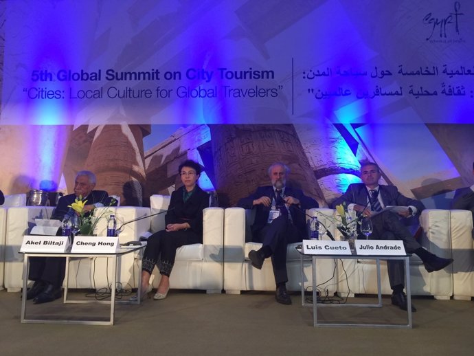 Julio Andrade en la quinta cumbre mundial de turismo urbano de la OMT