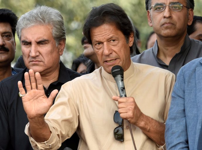 El líder opositor paquistaní Imran Jan